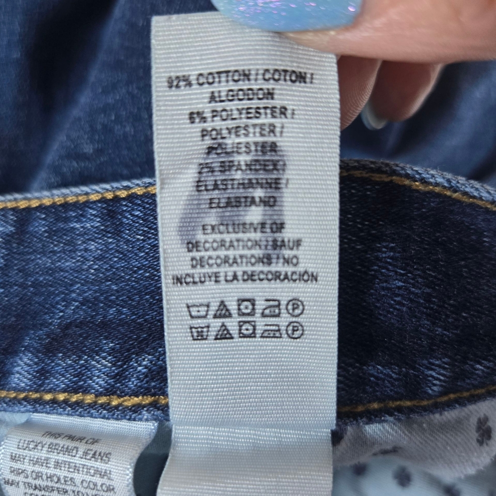 Men's Luxky Brand 121 Slim Blue Jeans - Picture 6 of 11